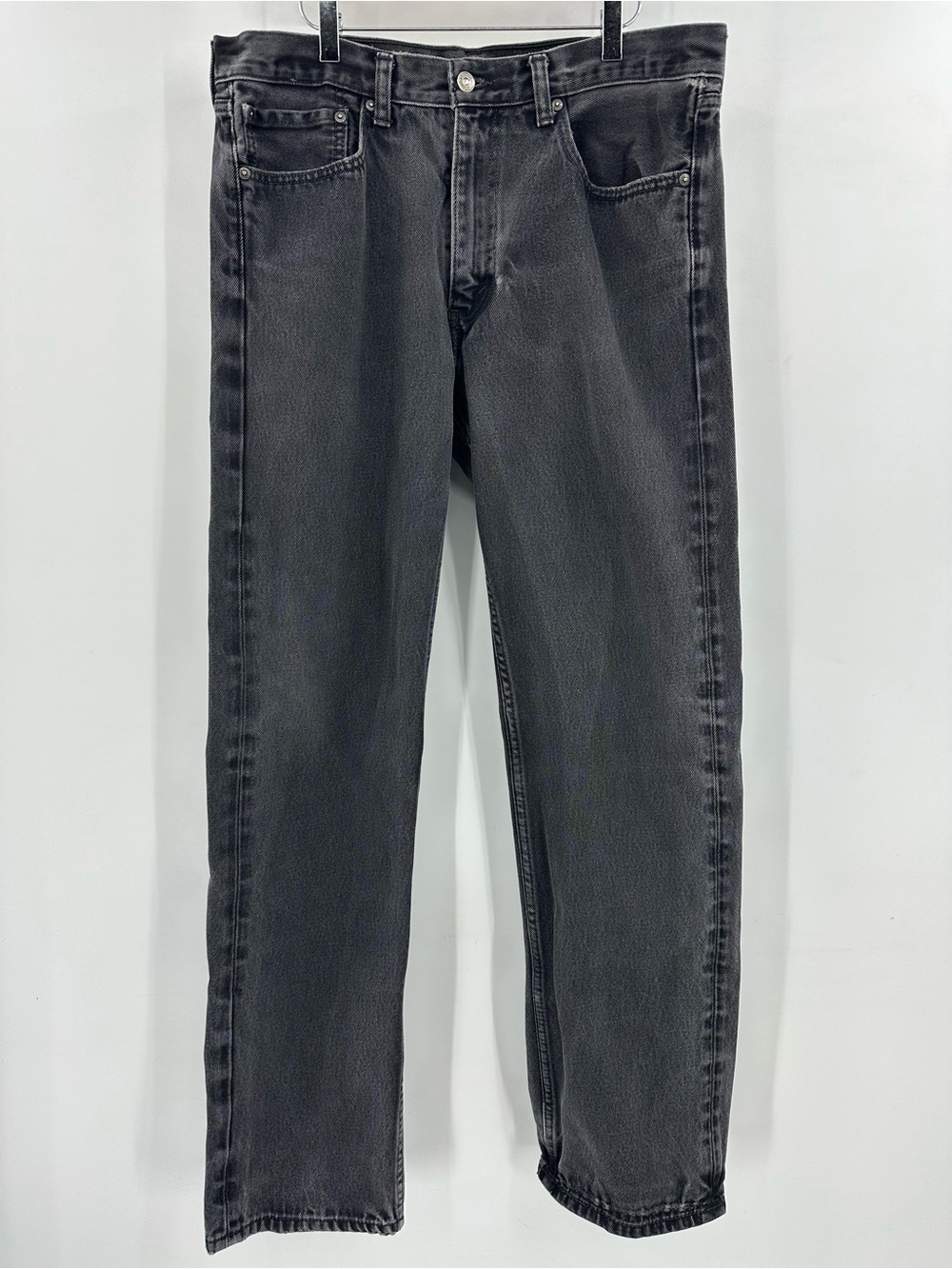 Levi's Men's Charcoal Black Straight Jeans